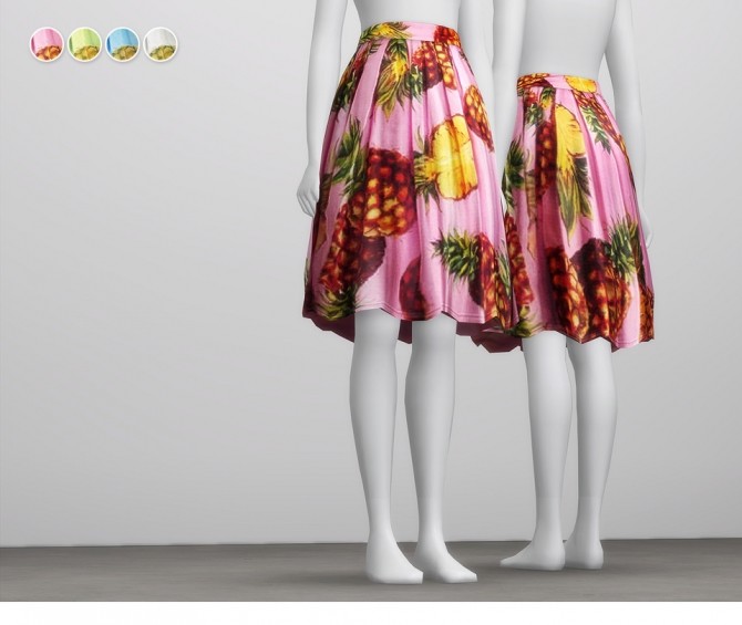 Sims 4 Pineapple Skirt at Rusty Nail