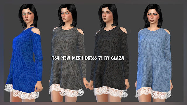 Sims 4 Dress 71 at All by Glaza
