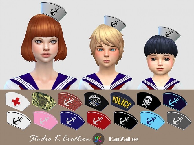 Sims 4 Sailor hat at Studio K Creation