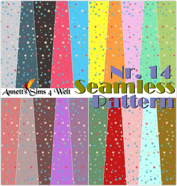 Sims 4 Seamless Patterns Nr. 15, Nr. 14 & Nr. 13 at Annett’s Sims 4 Welt