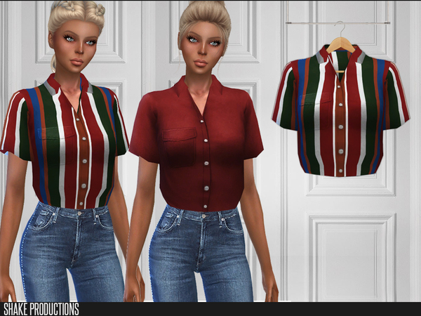 Sims 4 207 Top by ShakeProductions at TSR