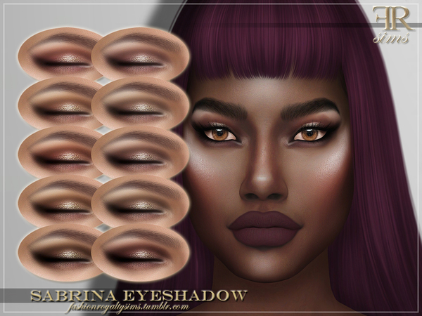 Sims 4 FRS Sabrina Eyeshadow by FashionRoyaltySims at TSR