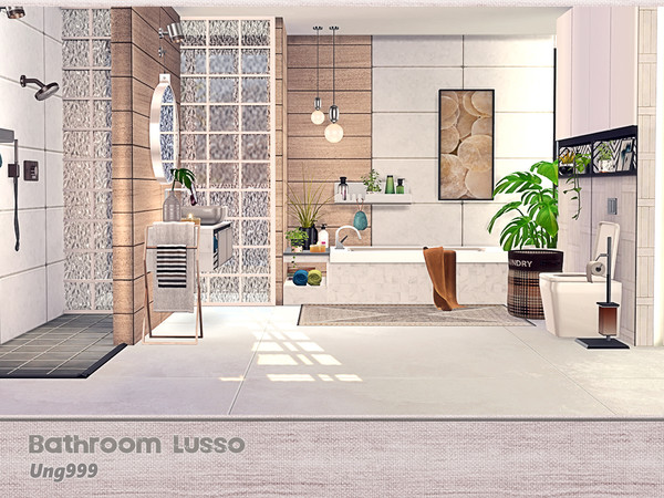 Sims 4 Bathroom Lusso by ung999 at TSR
