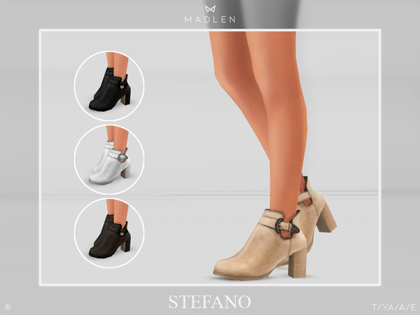 Sims 4 Madlen Stefano Boots by MJ95 at TSR