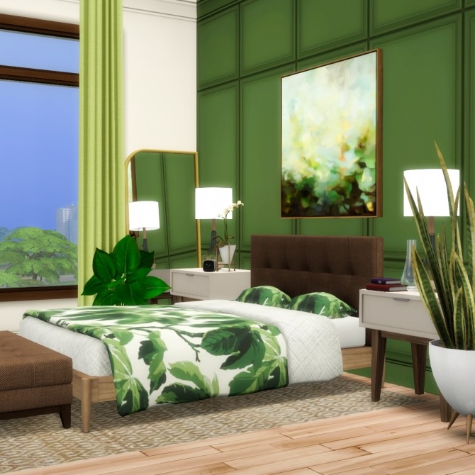 Sims 4 Sophisticated Panelling in 40 Colours at Simsational Designs