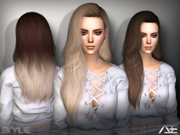 Sims 4 Skylie Hair Set by Ade Darma at TSR