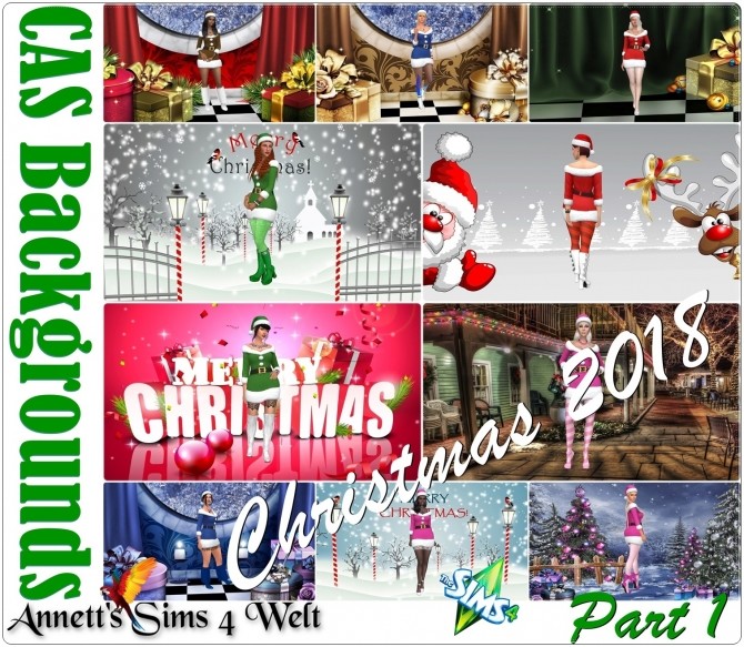 Sims 4 Christmas 2018 Backgrounds Part 1 at Annett’s Sims 4 Welt