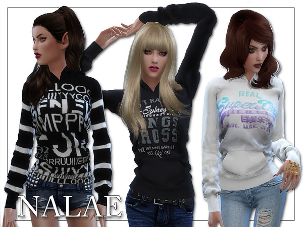 Sims 4 Comfy Hoodie with Pockets by Nalae at TSR