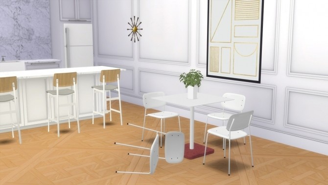 Sims 4 SOFT EDGE P10 chair and stool at Meinkatz Creations