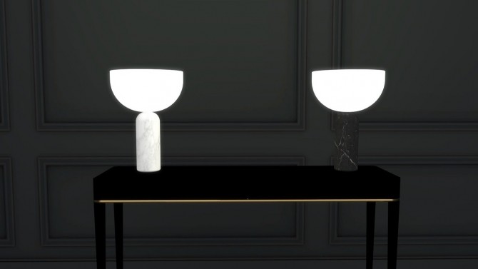 Sims 4 KIZU TABLE LAMP at Meinkatz Creations