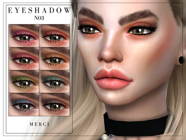 Sims 4 Eyeshadow N03 by Merci at TSR