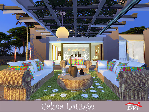 Sims 4 Calma Lounge by evi at TSR