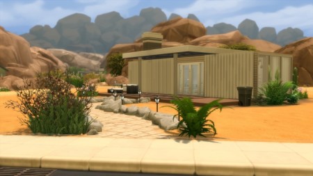 Tiny Container House No CC by sjotero at Mod The Sims