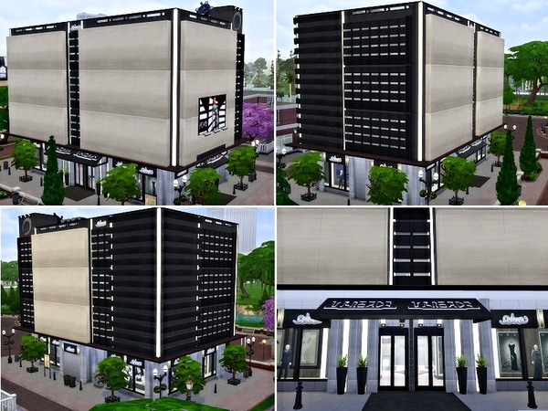 Sims 4 Riviera Fashion center by casmar at TSR