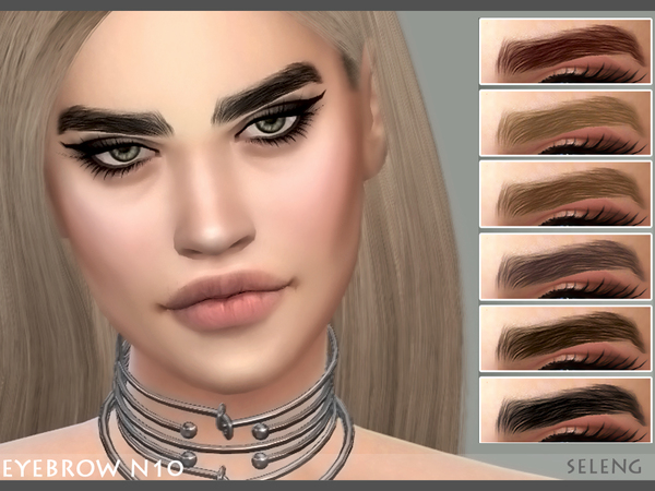Sims 4 Eyebrow N10 by Seleng at TSR