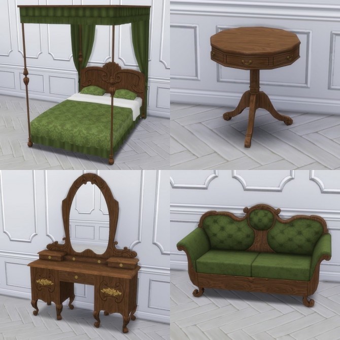 Antique Bedroom From Ts3 By Thejim07 At Mod The Sims Sims 4 Updates