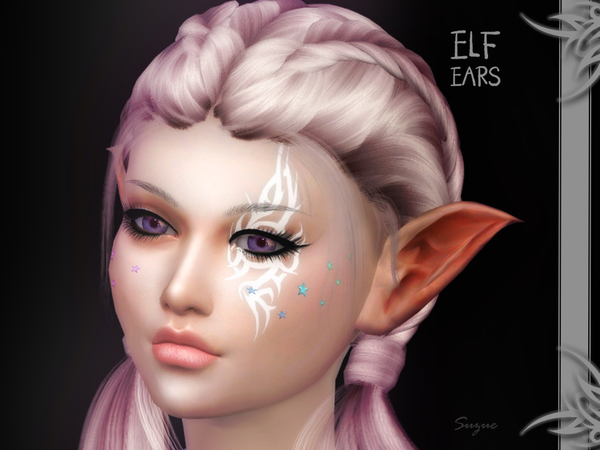 Sims 4 Elf Ears by Suzue at TSR