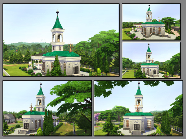 Sims 4 MB Wedding Chapel by matomibotaki at TSR