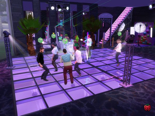 Sims 4 Natasha Nightclub by melapples at TSR