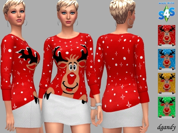 Sims 4 Kaci dress by dgandy at TSR