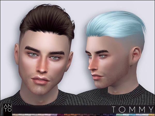 Sims 4 Tommy Hair by Anto at TSR