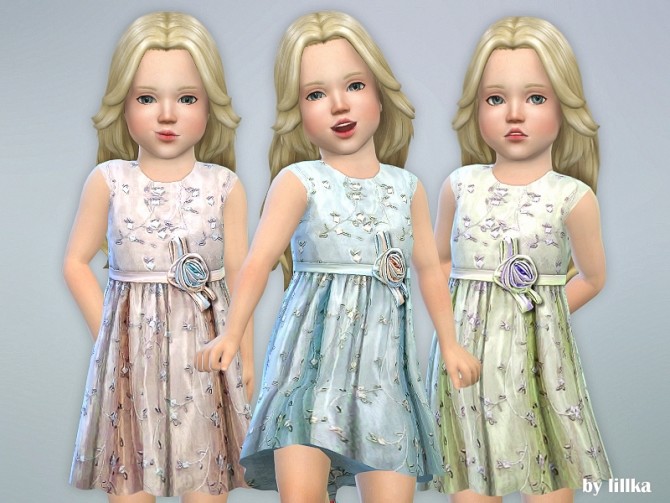 Sims 4 Toddler Dresses Collection P78 by lillka at TSR