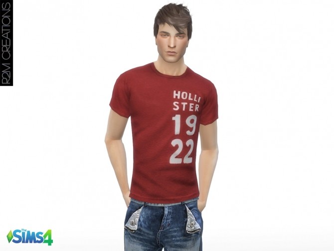 Sims 4 Holls shirt for men at R2M Creations