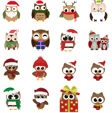 Sims 4 Owls stickers part 1 at Sims Artists