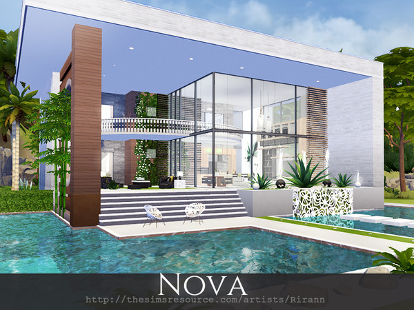Sims 4 Nova house by Rirann at TSR