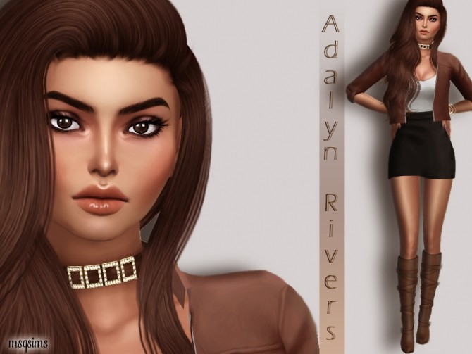 Sims 4 Adalyn Rivers at MSQ Sims