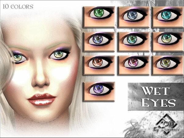 Sims 4 Wet Eyes by Devirose at TSR
