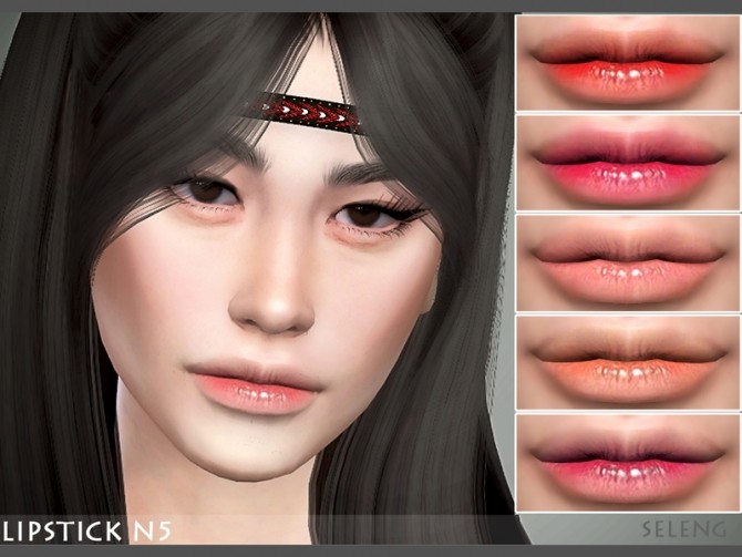 Sims 4 Lipstick N5 by Seleng at TSR