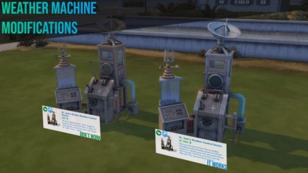 Two Weather Machine Modifications by David L89 at Mod The Sims