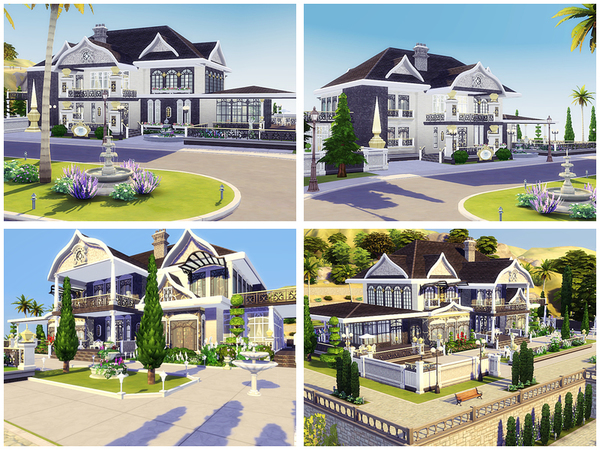 Sims 4 Stars in the Hills house by Danuta720 at TSR
