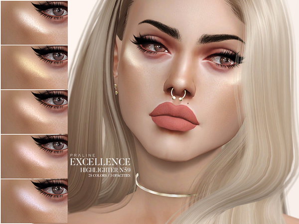 Sims 4 Excellence Highlighter N59 by Pralinesims at TSR