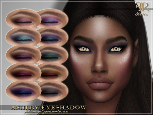 Sims 4 FRS Ashley Eyeshadow by FashionRoyaltySims at TSR