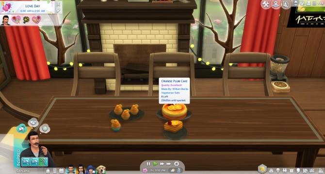 Sims 4 Orange Recipes: Cupcake and Plum Cake by icemunmun at Mod The Sims
