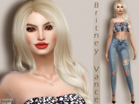 Britney Vance at MSQ Sims