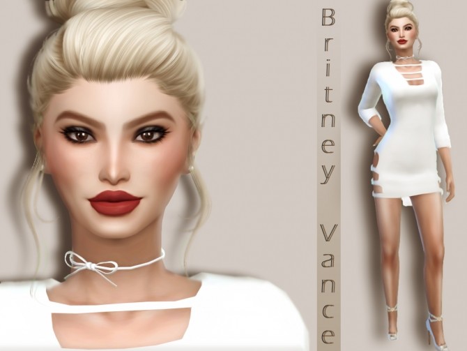 Sims 4 Britney Vance at MSQ Sims