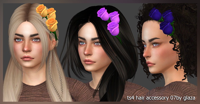 Sims 4 Hair accessory 07 at All by Glaza