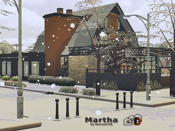 Sims 4 Martha house by Danuta720 at TSR