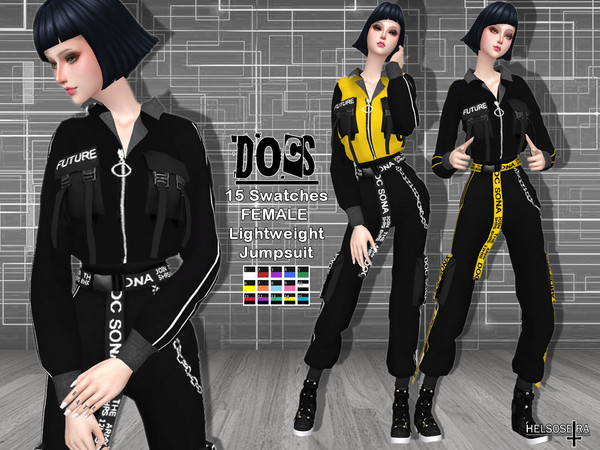 Sims 4 DOCS Jumpsuit by Helsoseira at TSR