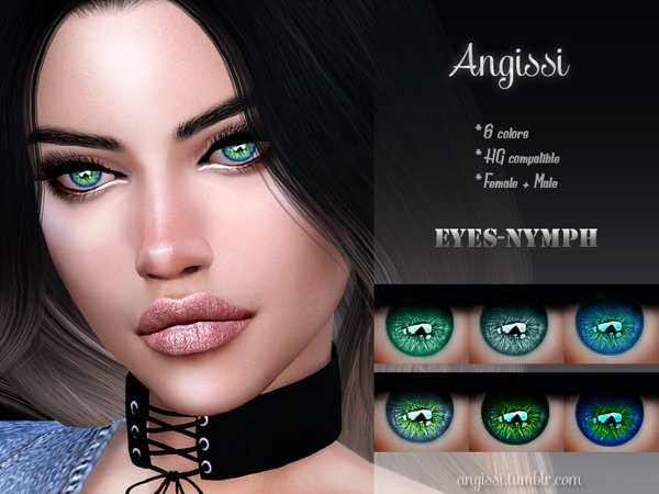 Sims 4 NYMPH eyes by ANGISSI at TSR