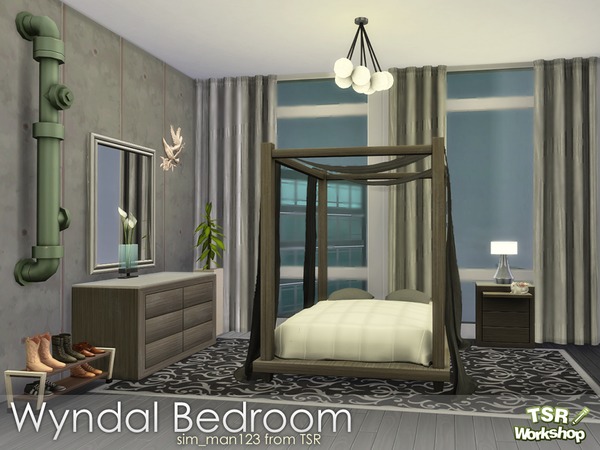 Sims 4 Wyndal Bedroom by sim man123 at TSR
