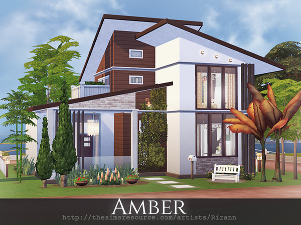 Sims 4 Amber cosy cottage by Rirann at TSR