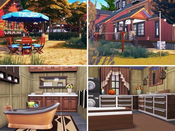 Sims 4 Perfect Autumn home by MychQQQ at TSR