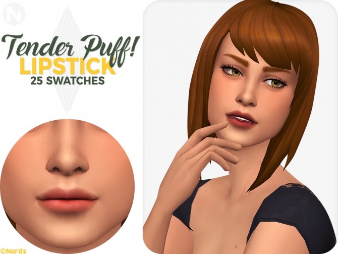 Sims 4 Tender Puff Lipstick at Nords Sims