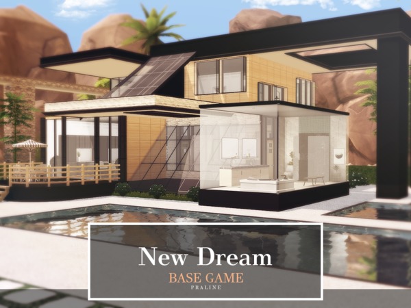 Sims 4 New Dream house by Pralinesims at TSR