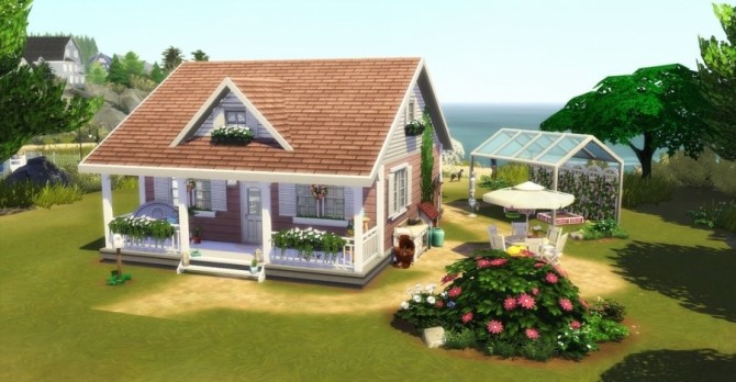 Sims 4 La Roseraie house by Chanchan24 at Sims Artists