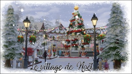 Christmas Park by Jany Sims at Sims 4 Fr